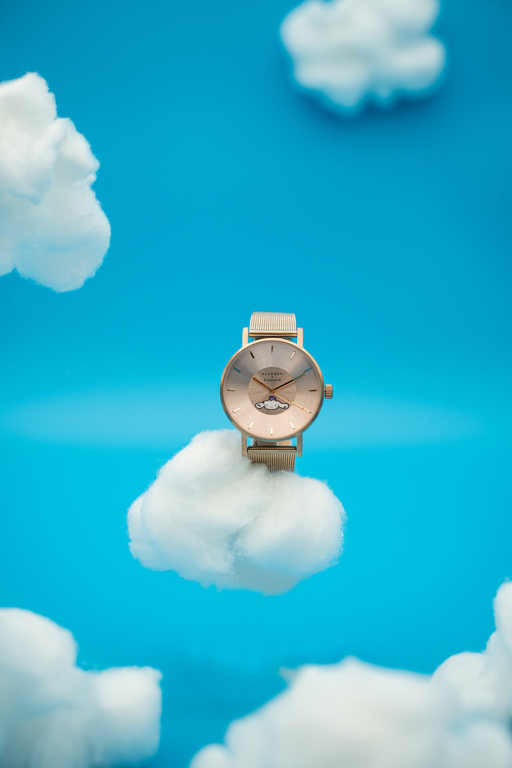 KLASSE14 x SANRIO CINNAMOROLL VOLARE CHAMPAGNE GOLD MESH 36MM