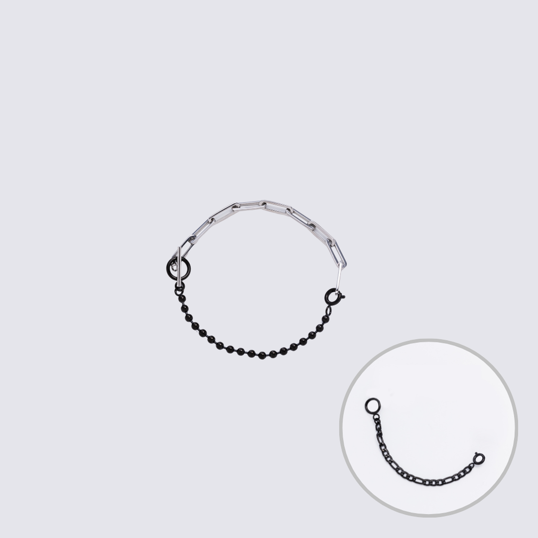 KLASSE14 Custom Jewelry Silver Connector Chain bracelet L(100mm)