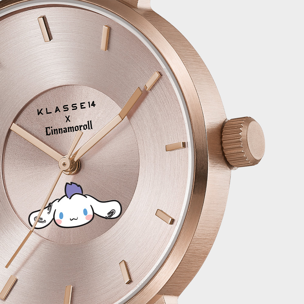 KLASSE14 x SANRIO CINNAMOROLL VOLARE CHAMPAGNE GOLD MESH 36MM