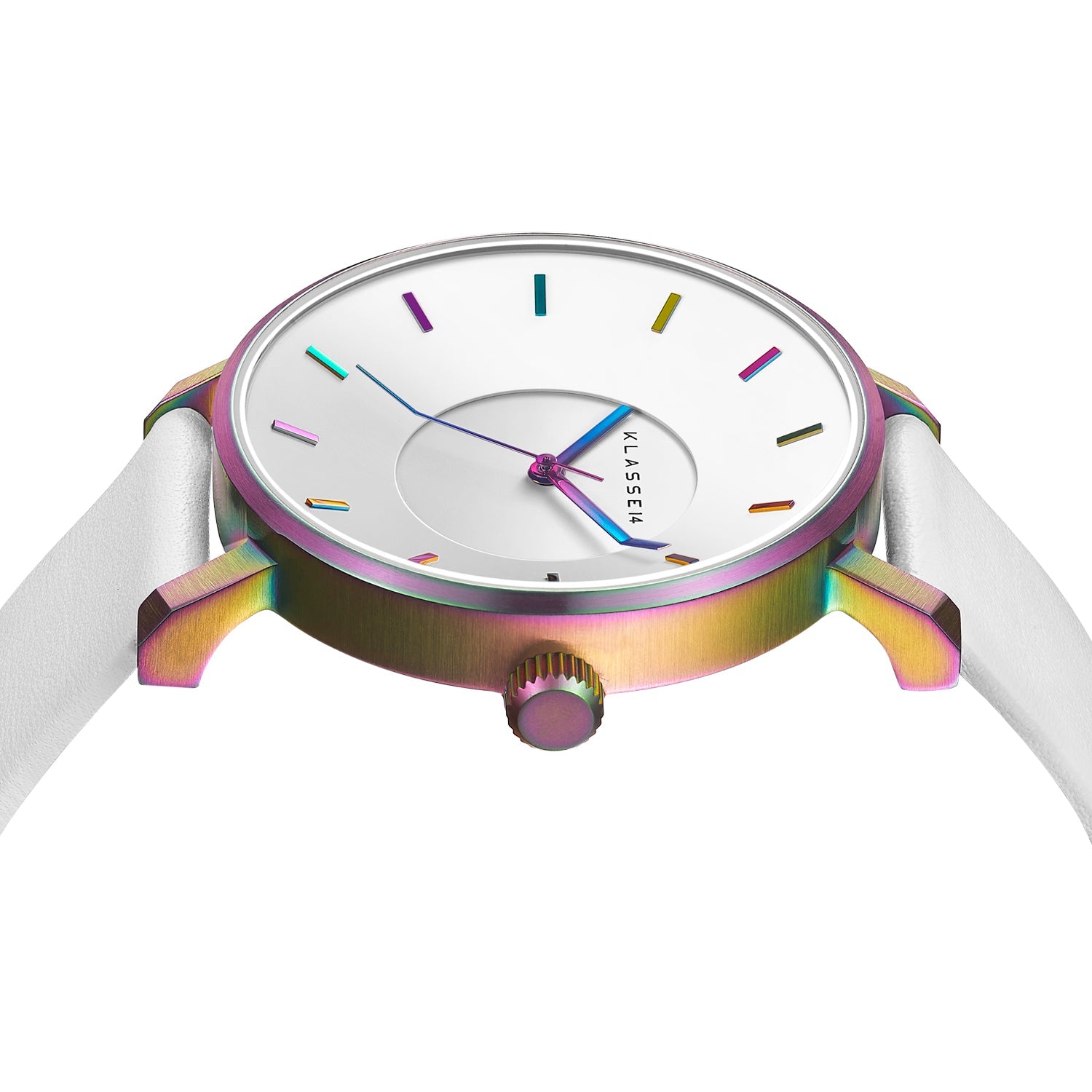 Volare Rainbow White Leather / Personalization – Klasse14