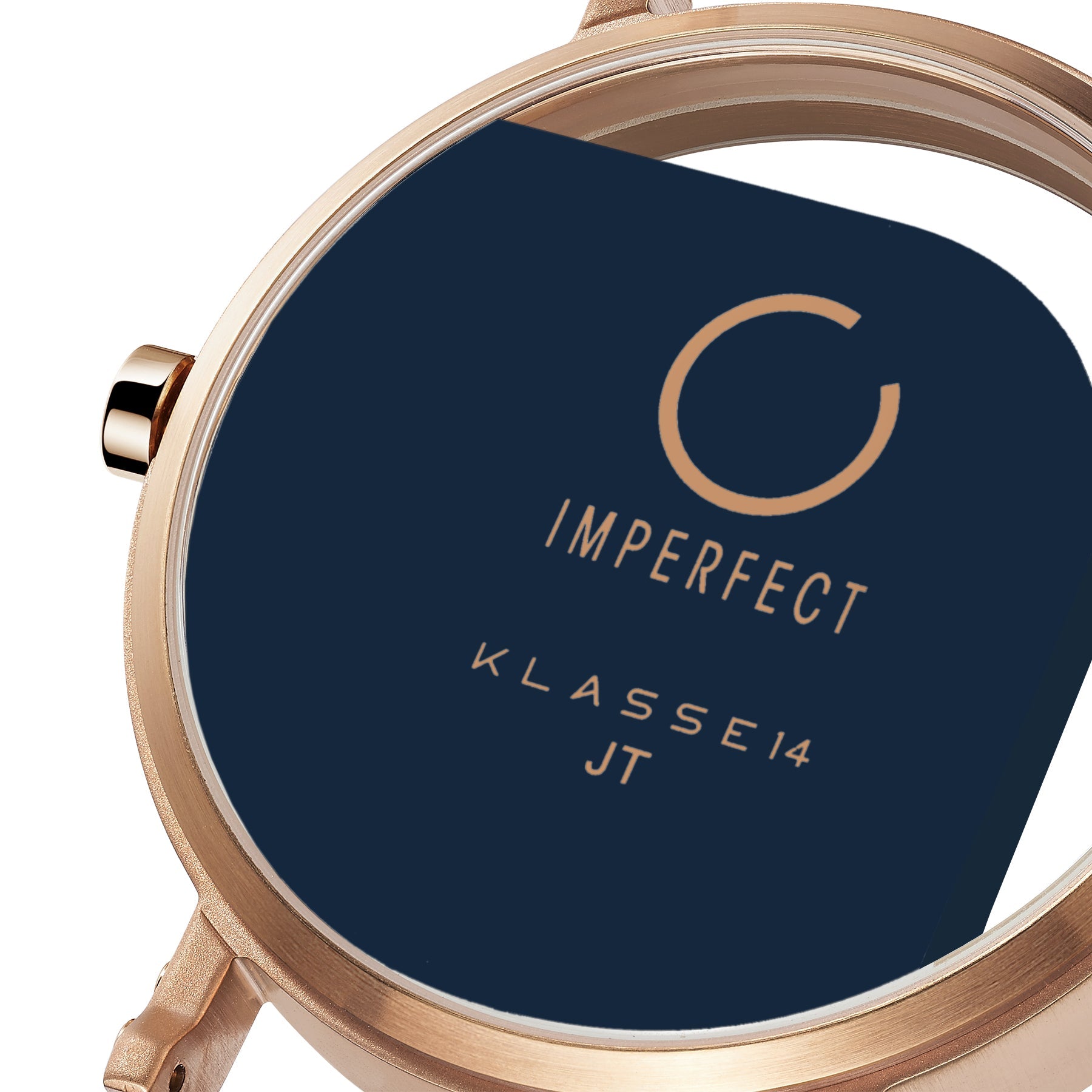 Imperfect Angle Rose Gold Blue / Personalization