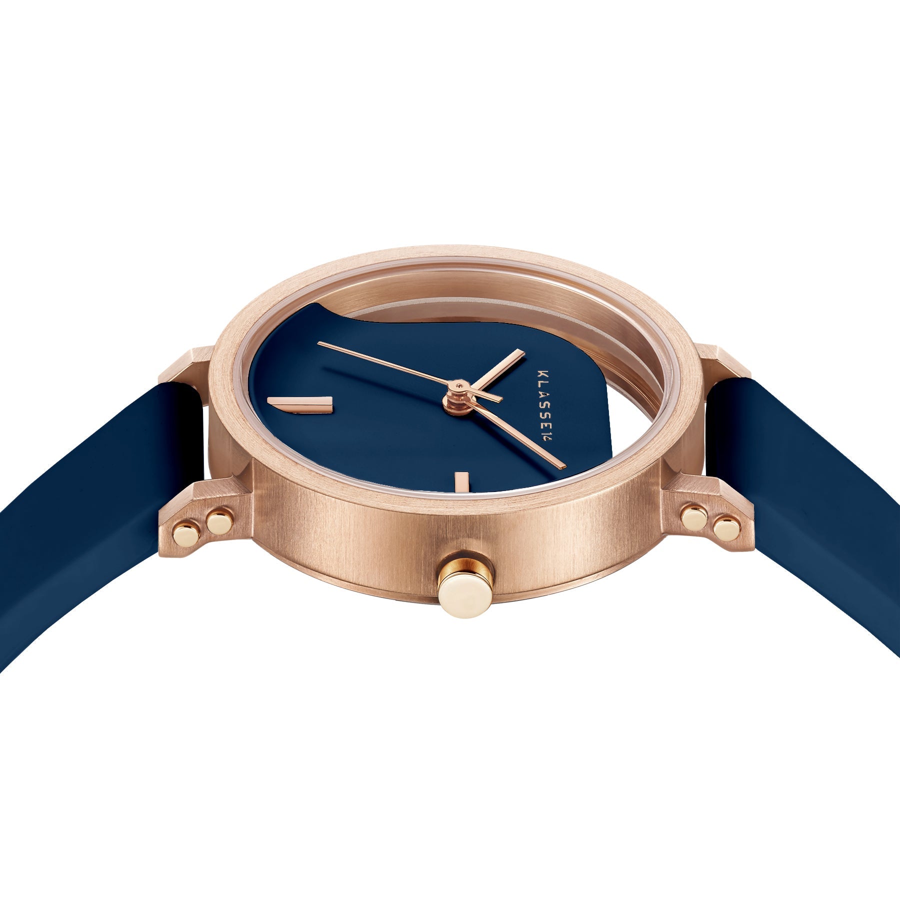 Imperfect Angle Rose Gold Blue / Personalization